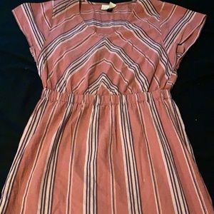 Universal Thread pink striped dress, Size small.